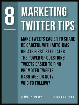 cover image of Marketing Twitter Tips 8